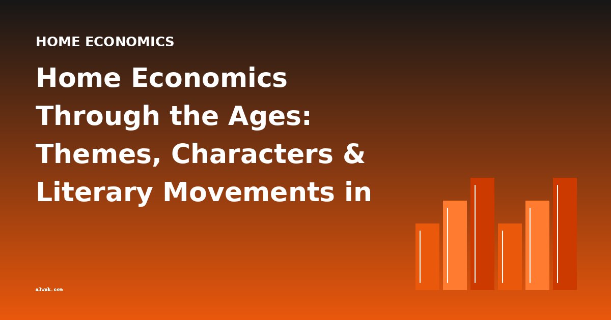 Home Economics Through the Ages: Themes, Characters & Literary Movements in Classic Cookbooks