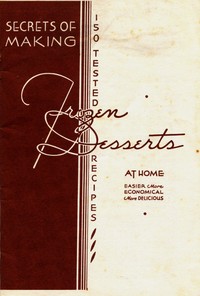 Cover of Secrets of Making Frozen Dessert...