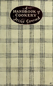 Cover of A Handbook of Cookery for a Small House — Text and Context