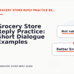 Grocery Store Reply Practice: Short Dialogue Examples
