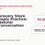 Grocery Store Reply Practice: Natural Conversation Lines