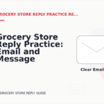 Grocery Store Reply Practice: Email and Message Examples